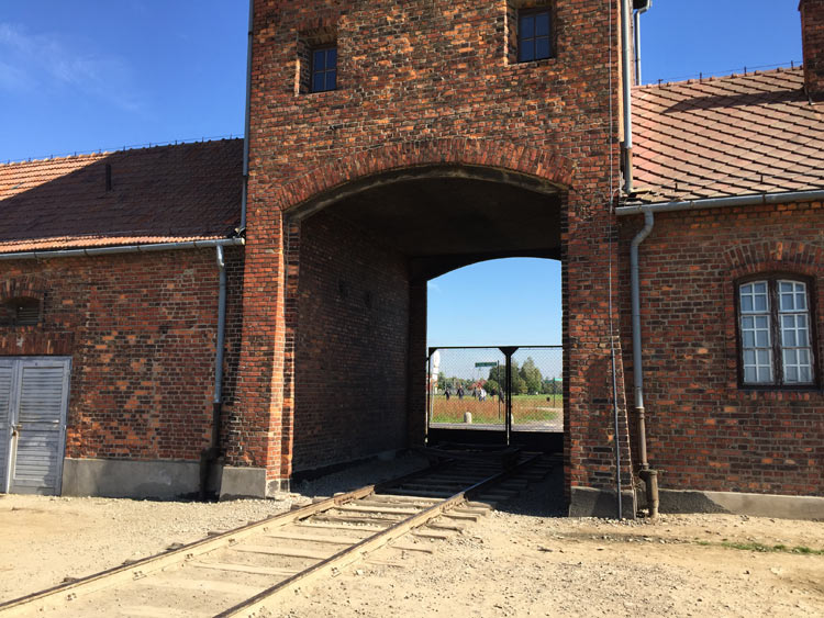 L'ingresso di Birkenau